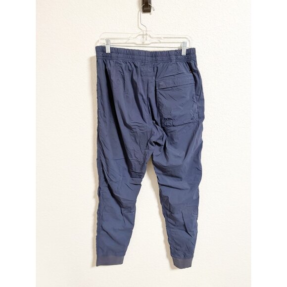 Relwen Mens Stretch Windpant Pull On Drawstring Athletic Cut Hiking Navy Medium - Picture 3 of 4